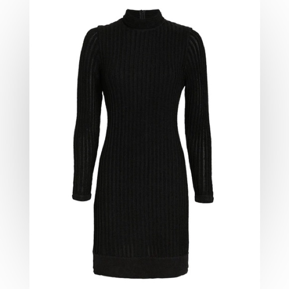 L’AGENCE Edita Ribbed Turtleneck Dress - Picture 3 of 10